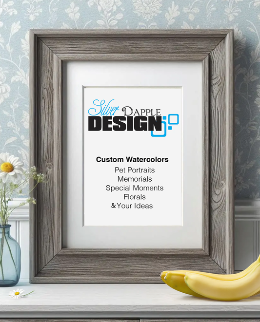 Custom Watercolor Painting (9 X 12)