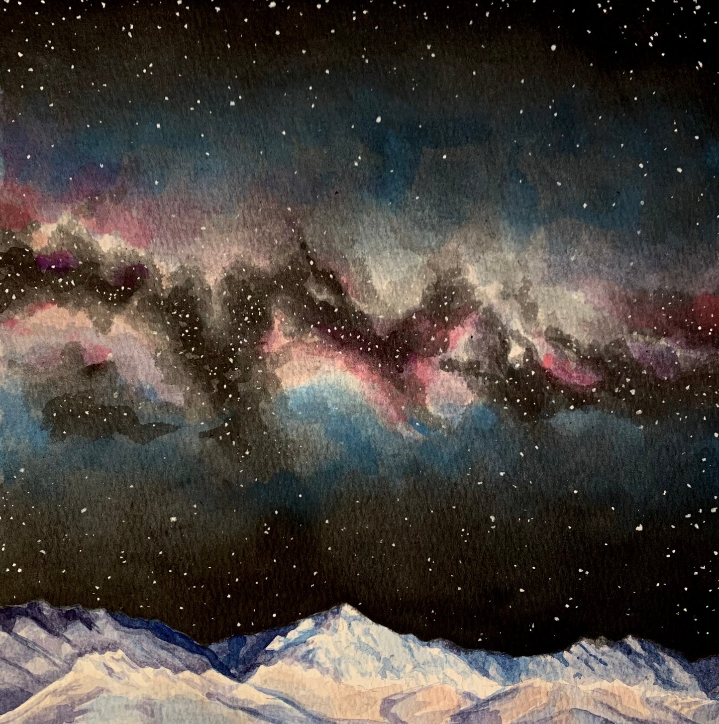 Astronomical Painting - The Milky Way (8X8) - SOLD