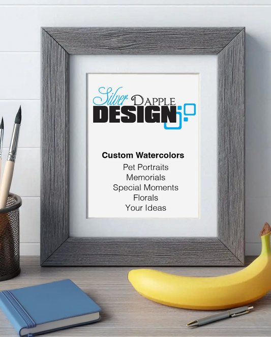 Custom Watercolor Painting (3.5X5 - 8X8)