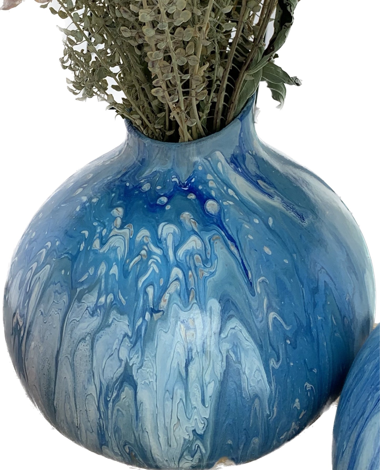 Gourd - Blue Abstract